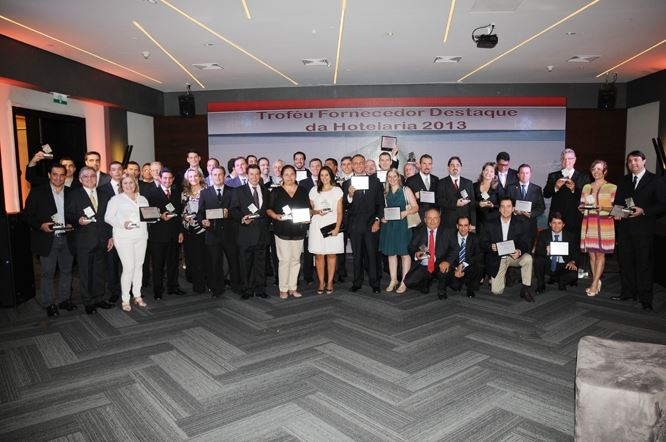 Cerimônia de entrega do Troféu Fornecedor Destaque da Hotelaria 2012 foi um sucesso